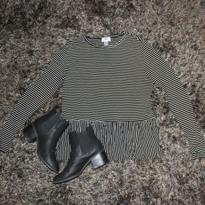 Old Navy Striped Long Sleeve L New Fall